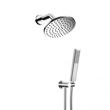 EMBATHER Brass dual-Function Spray Fixed Shower Head Handheld Shower Wand Combo - B07FT2HRDC